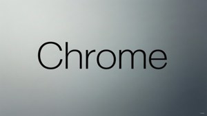 Chrome Typography