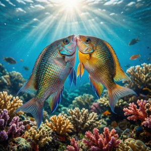 Chromis Mating Dance