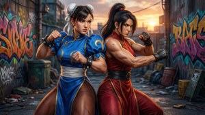 Chun-Li and Cammy Team Up
