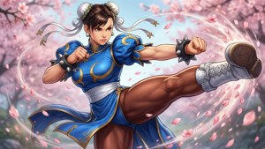Chun-Li Cherry Blossom