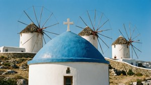 Church and Windmills