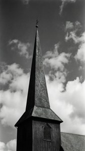 Church Steeple Monochrome