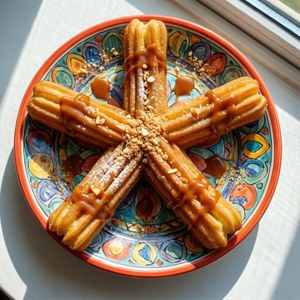 Churro Star Flat Lay