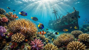 Chuuk Lagoon Reef Wreck