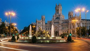 Cibeles Fountain Blue Hour