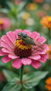 Cicada on Blossom