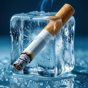Cigarette in Ice