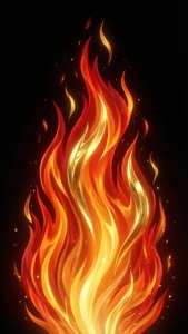 Cinematic Rising Flames