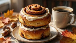 Cinnamon Rolls and Coffee