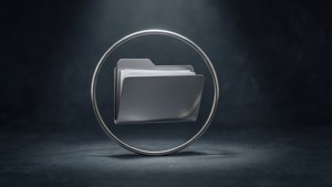 Circle Framed Folder