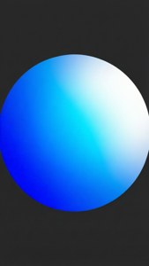 Circle Gradient Electric Blue