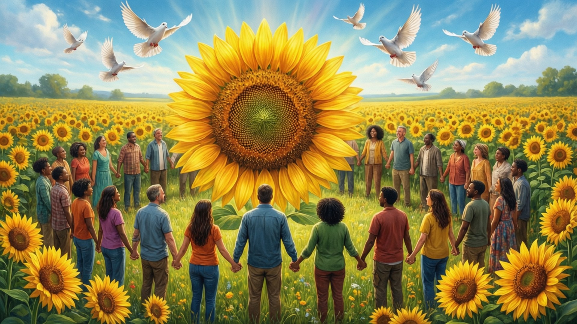 Circle of Unity by Wallpapers.art Studio