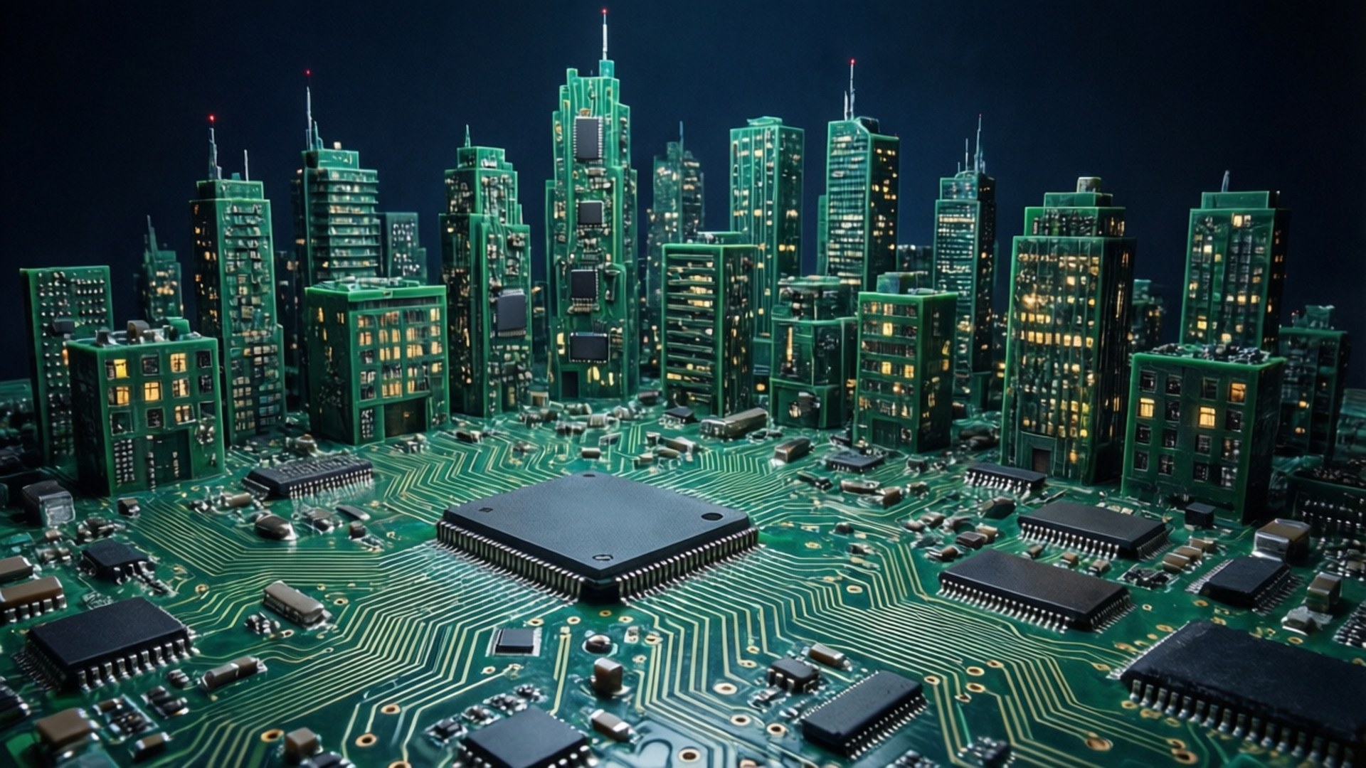 Circuit City by Wallpapers.art Studio