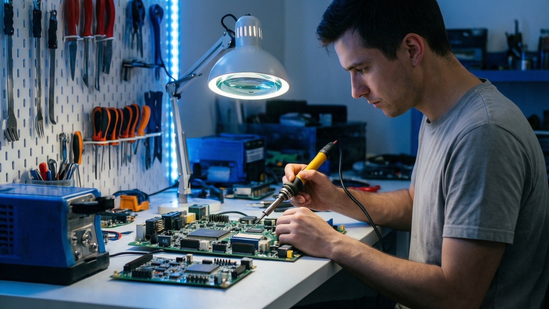 Circuit Repair Lab by Wallpapers.art Studio