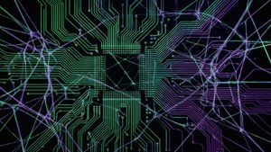 Circuit Web Neon