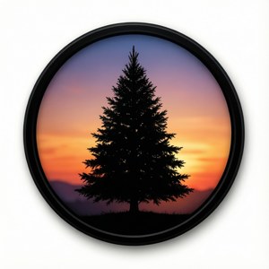 Circular Badge Tree