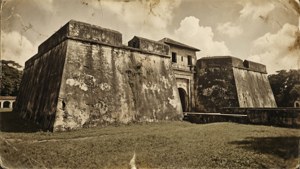 Citadelle in Sepia