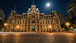 City Hall Night Glow
