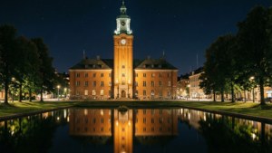 City Hall Night Glow
