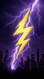 City Lightning Silhouette