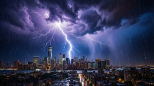 City Lightning Strike