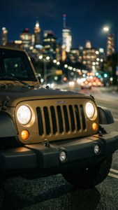 City Lights Jeep Grille