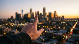 City Lights Pointing