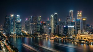 City Lights Reflection