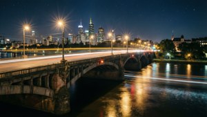 City Lights Reflection