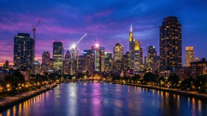 City Lights Reflections