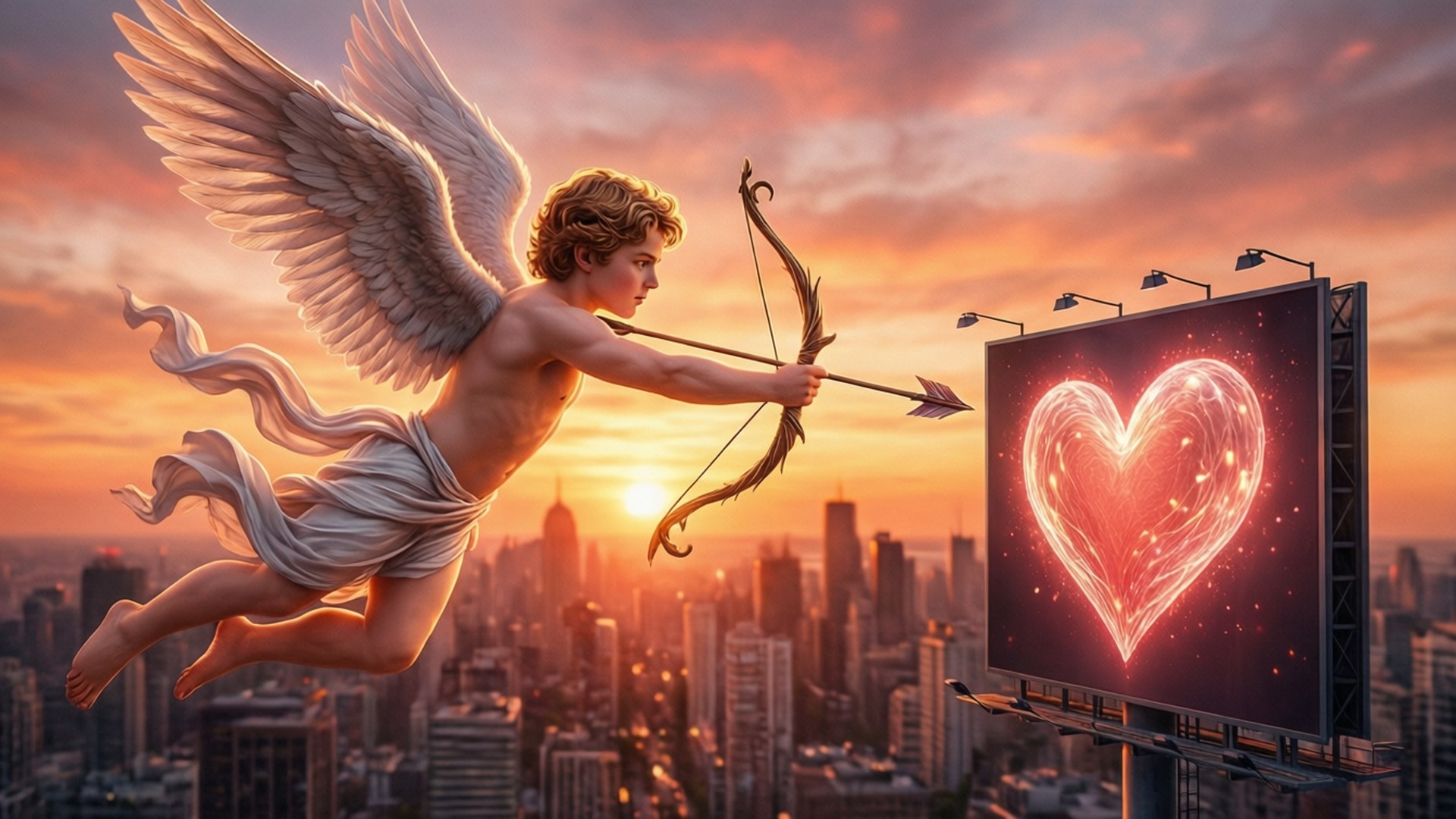 City Love Arrow by Wallpapers.art Studio