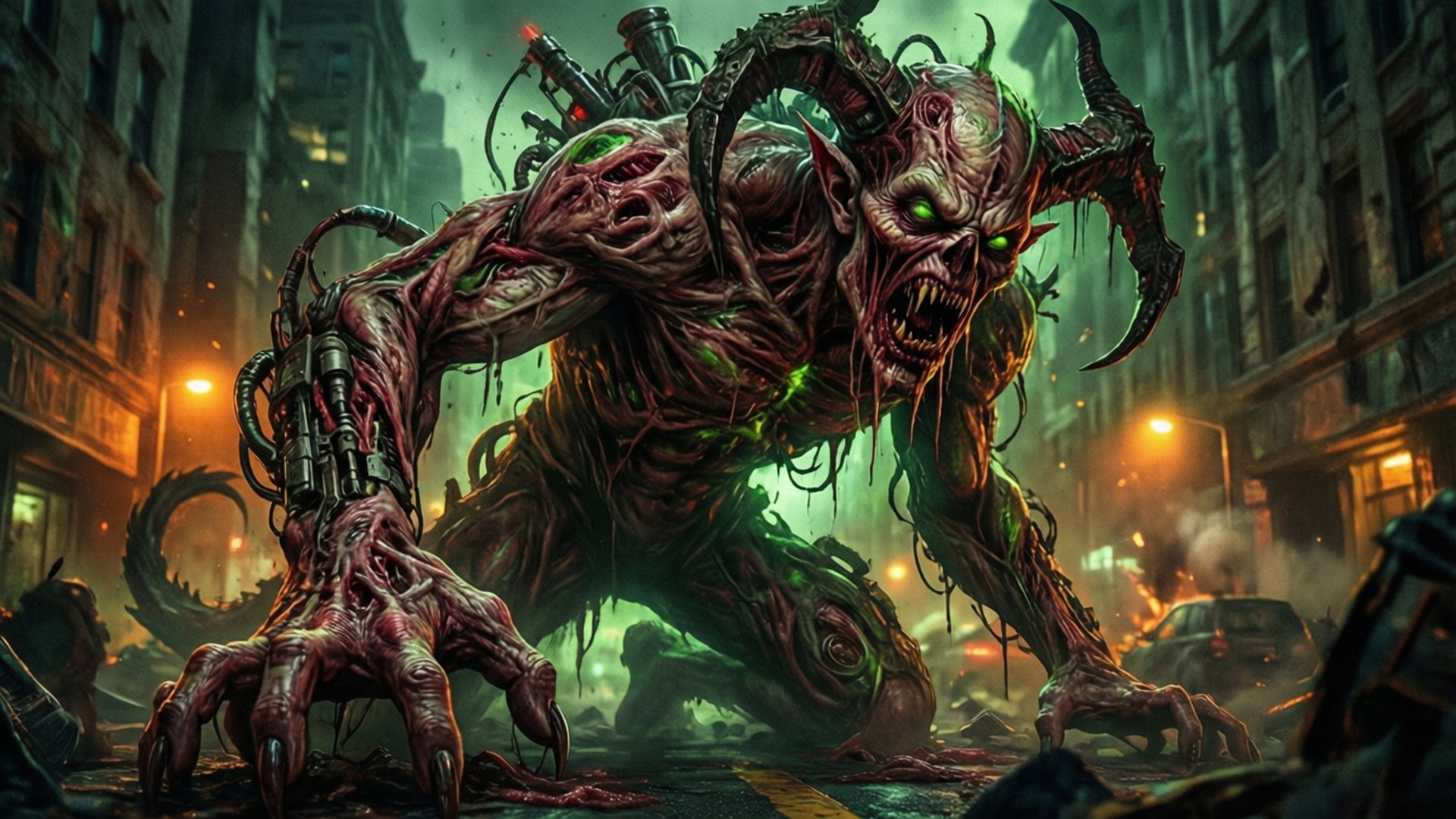 City of Flesh and Steel by Wallpapers.art Studio