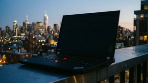 City Rooftop Dusk