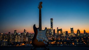 City Skyline Guitar