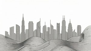 City Skyline Outline