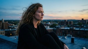 City Sunset Contemplation