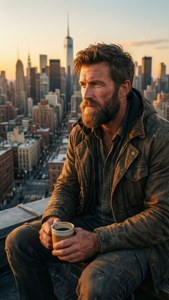 City Sunset Rooftop