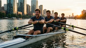 City Sunset Row