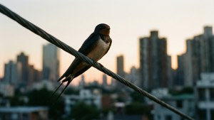 City Sunset Swallow