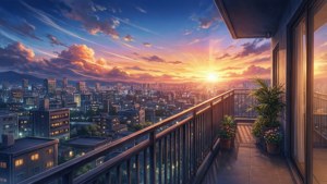 City Sunset View