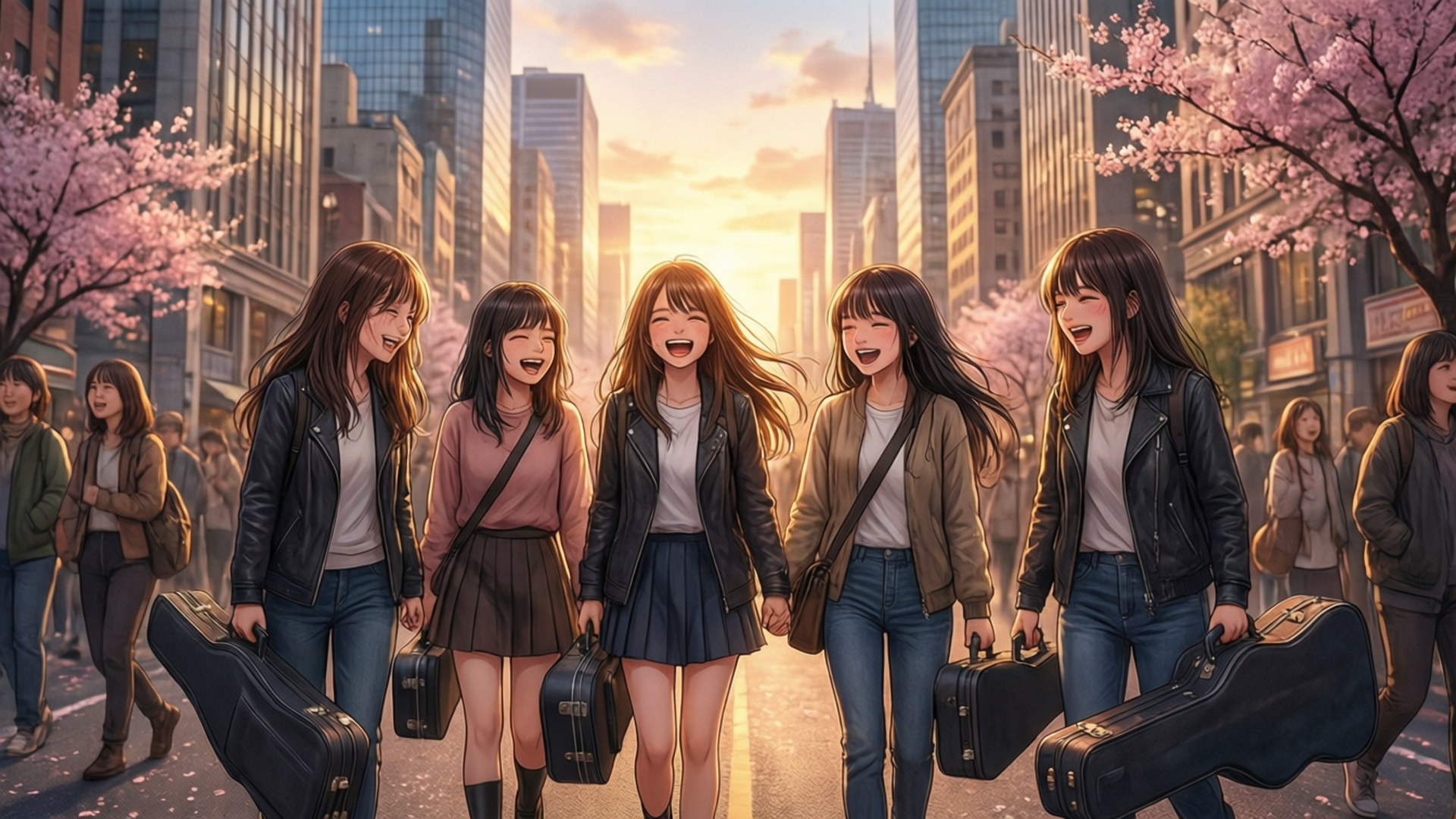 City Walk Harmony by Wallpapers.art Studio