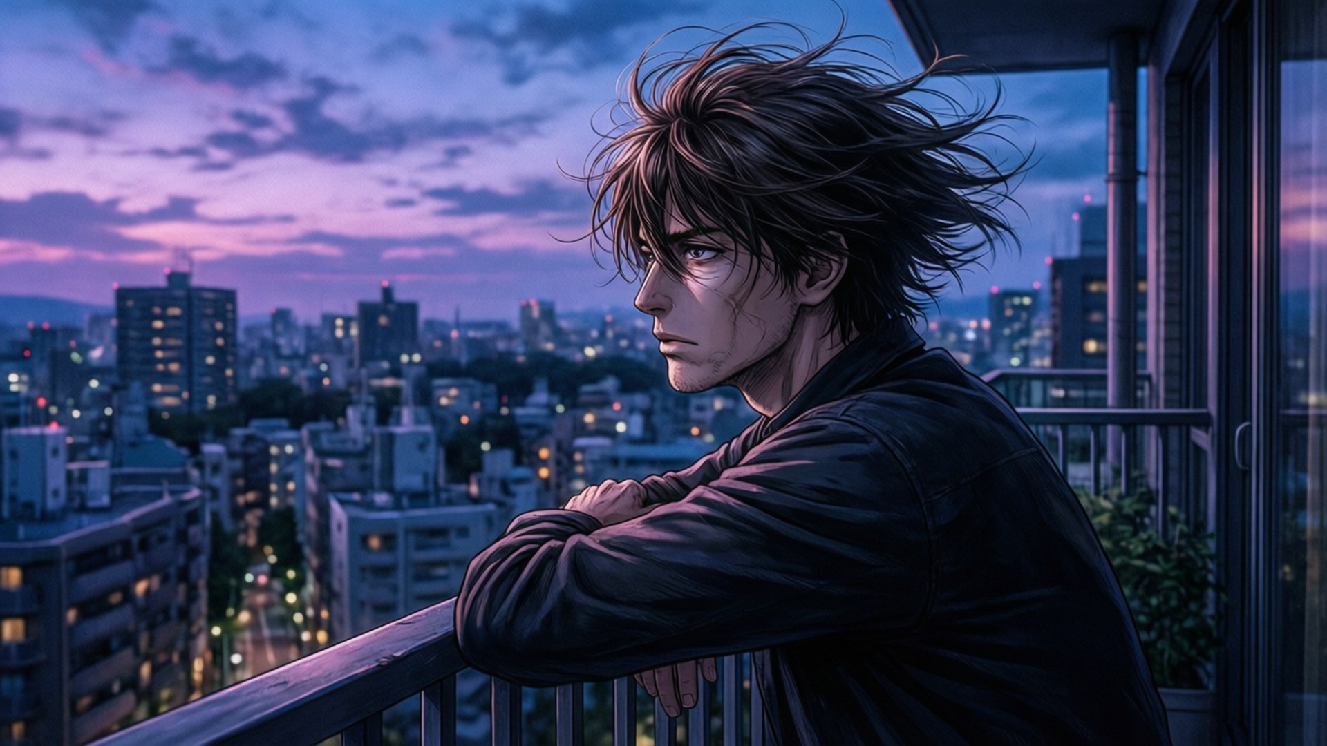 Cityscape Contemplation by Wallpapers.art Studio