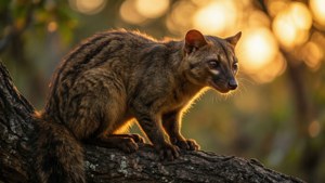 Civet at Golden Hour