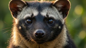 Civet Face Close-Up