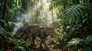 Civet in Tropical Rainforest
