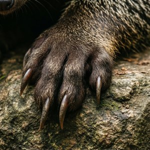 Civet Paw Close-Up