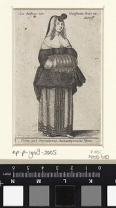 Civis aut Mercatoris Antuerpiensis Vxor / Burgers oder Khauffmans Fraw zu Antorff