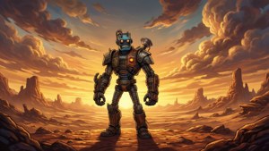 Claptrap at Sunset