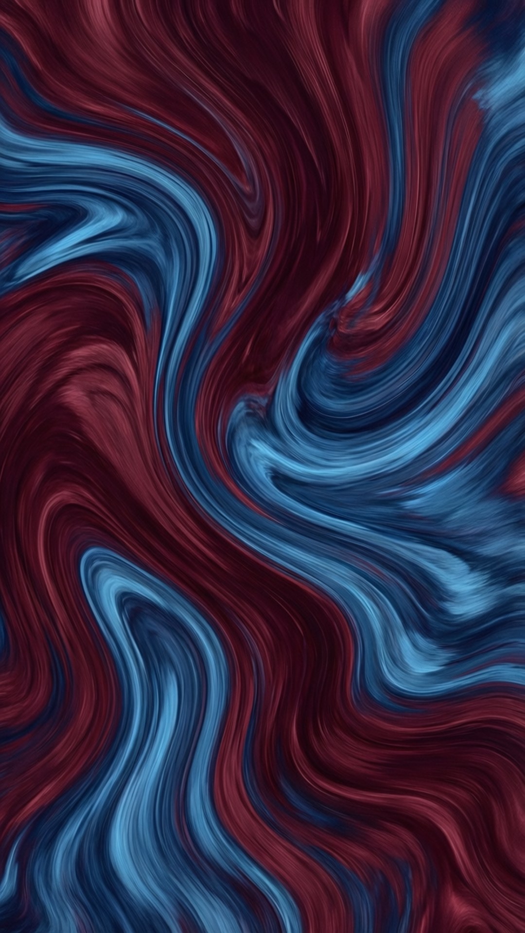 Claret Blue Abstract by Wallpapers.art Studio