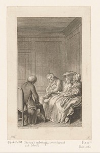Clarissa's gedwongen samenkomst met Solmes